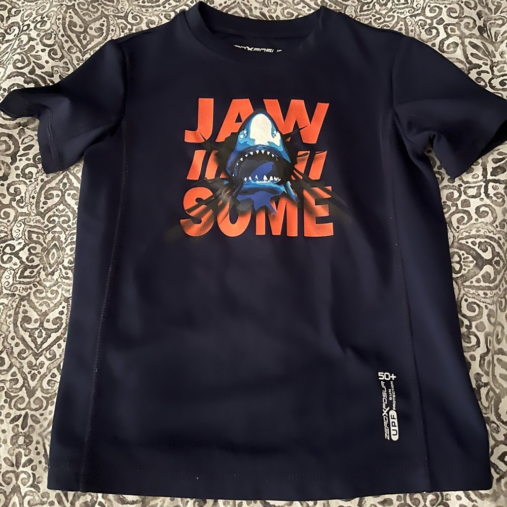 Boys swim shirt - shark